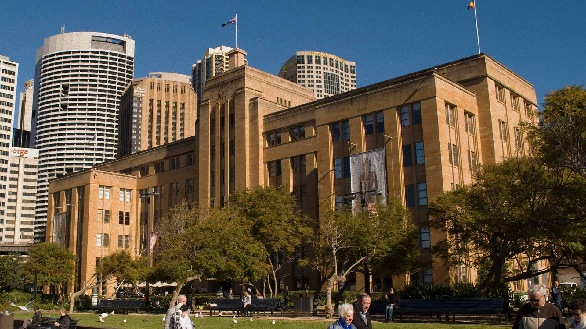 "The Museum of Contemporary Art, Sydney" by Sardaka, licensed under CC BY-SA 3.0 via Wikimedia Commons.